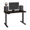 Bestar Universel 24“ x 48“ Standing Desk, Dark Chocolate 65857-79 - alternate 10